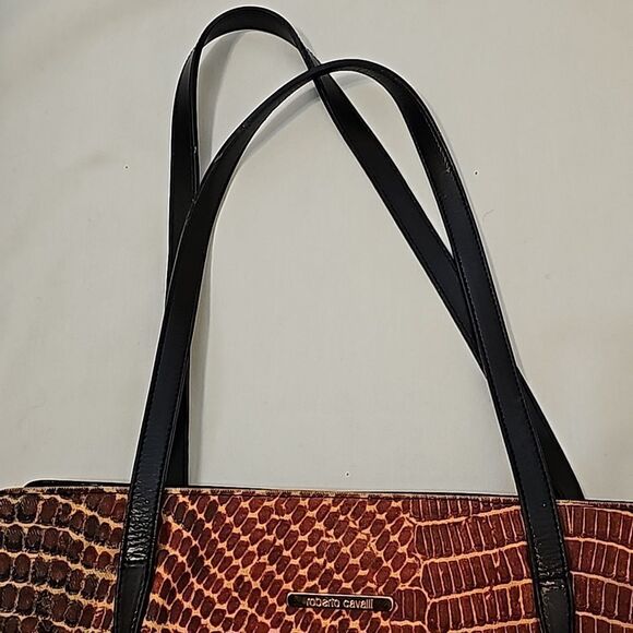 Roberto cavalli canvas shoulder bag. - Picture 4 of 14